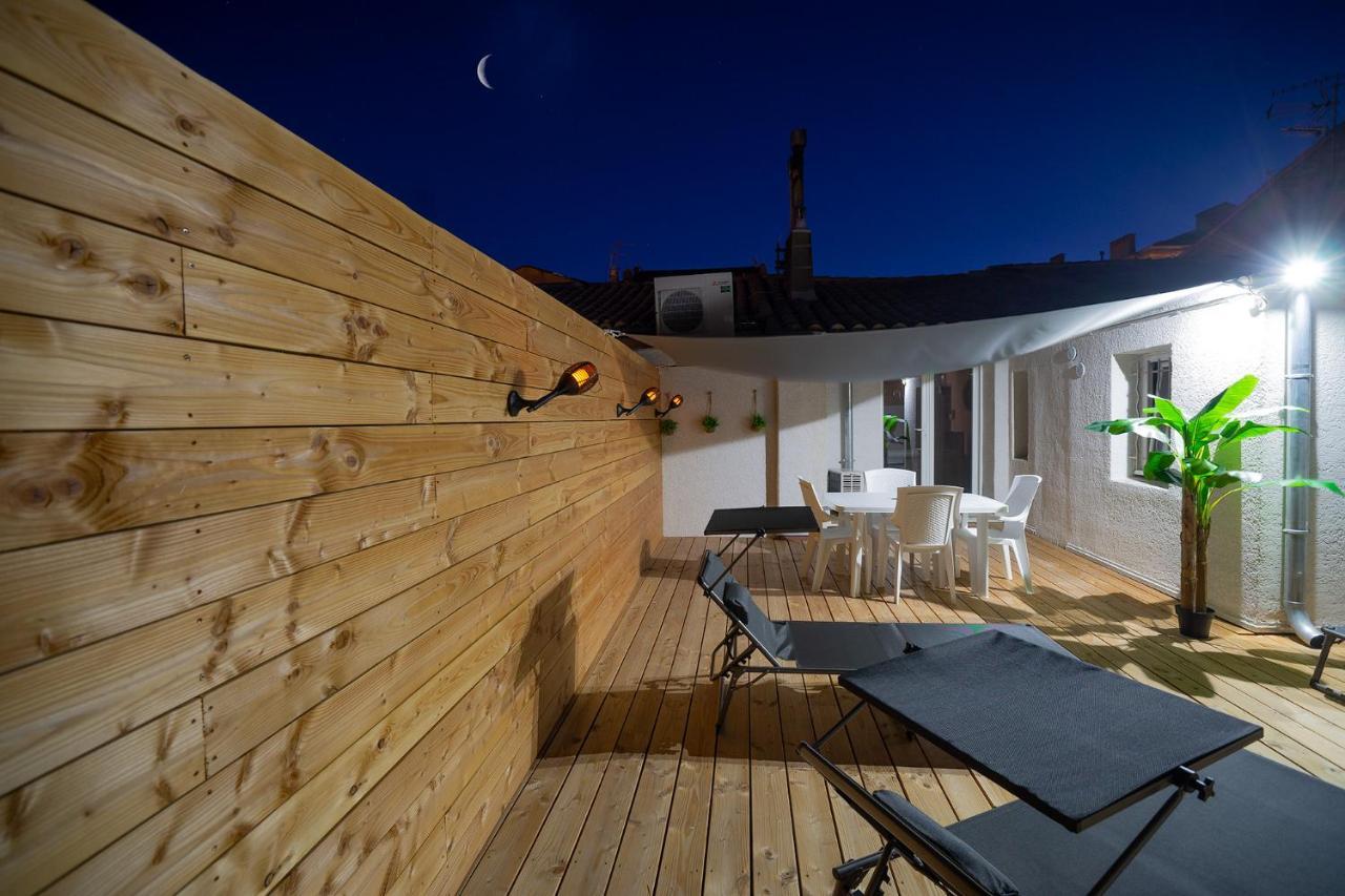 Superbe Appartement A 2 Pas Des Halles, Climatise, Terrasse, Garage Narbonne Eksteriør billede