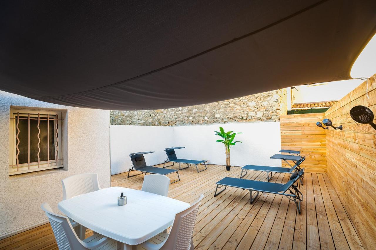 Superbe Appartement A 2 Pas Des Halles, Climatise, Terrasse, Garage Narbonne Eksteriør billede