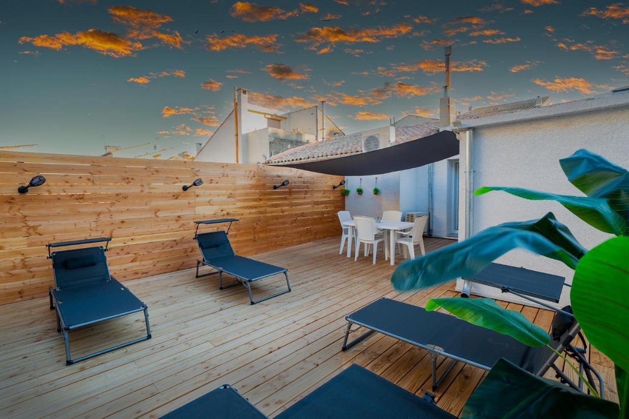 Superbe Appartement A 2 Pas Des Halles, Climatise, Terrasse, Garage Narbonne Eksteriør billede